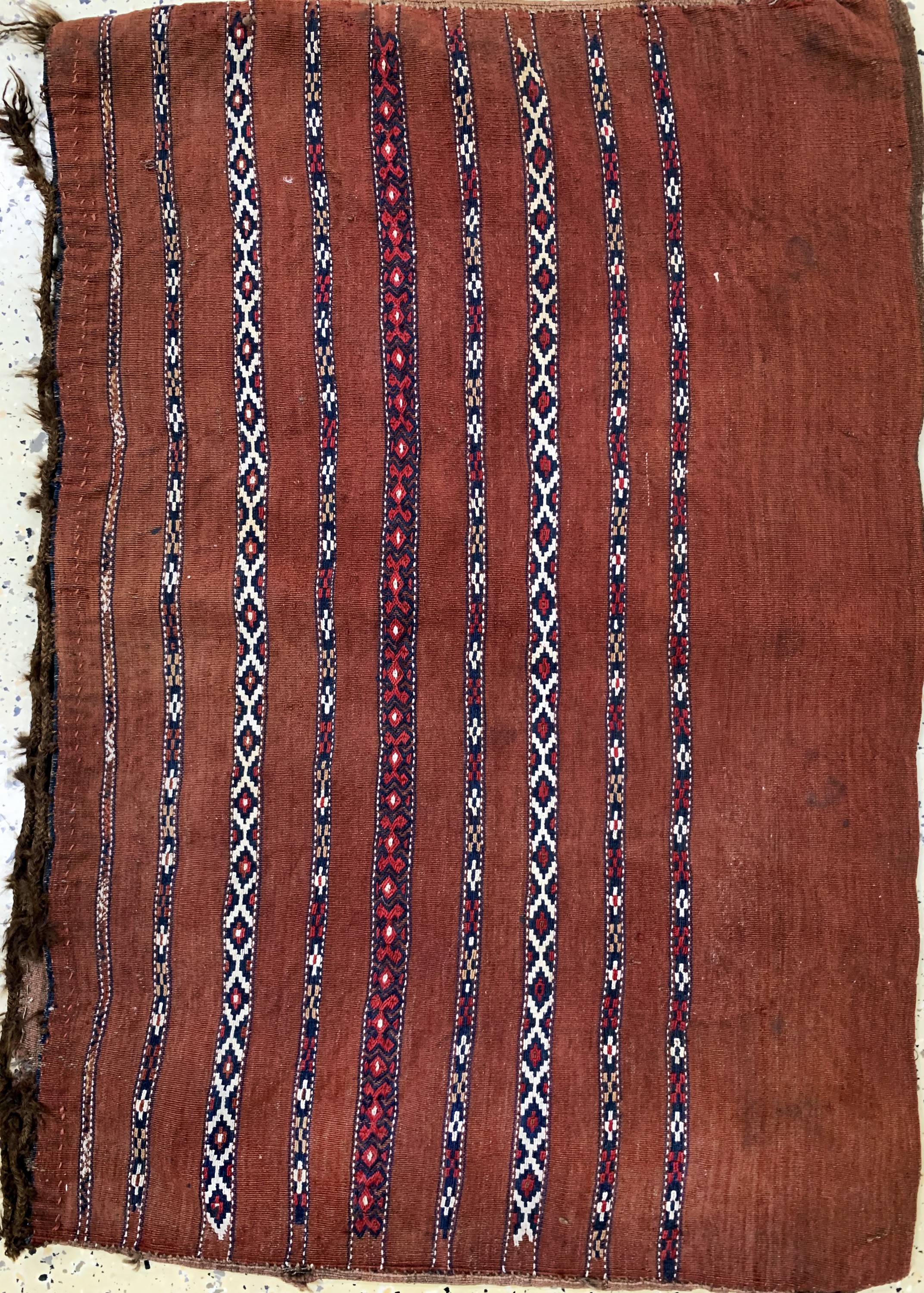 Detail c: 3 Lots, Turkmenistan, um 1920, Wolle auf Wolle, ca. 110 x 80 cm, EHZ: 2-3