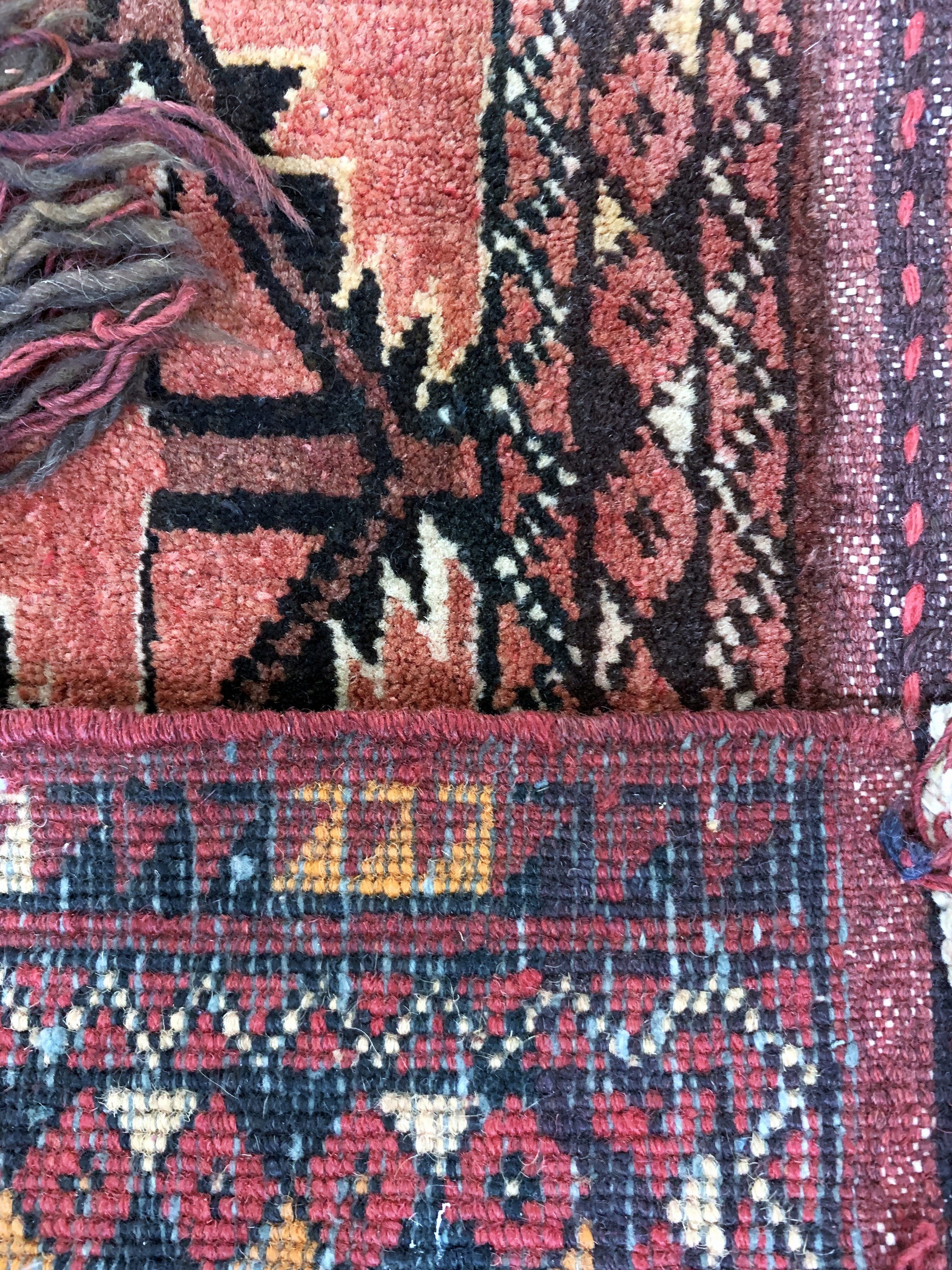 Detail g: 3 Lots, Turkmenistan, um 1920, Wolle auf Wolle, ca. 110 x 80 cm, EHZ: 2-3