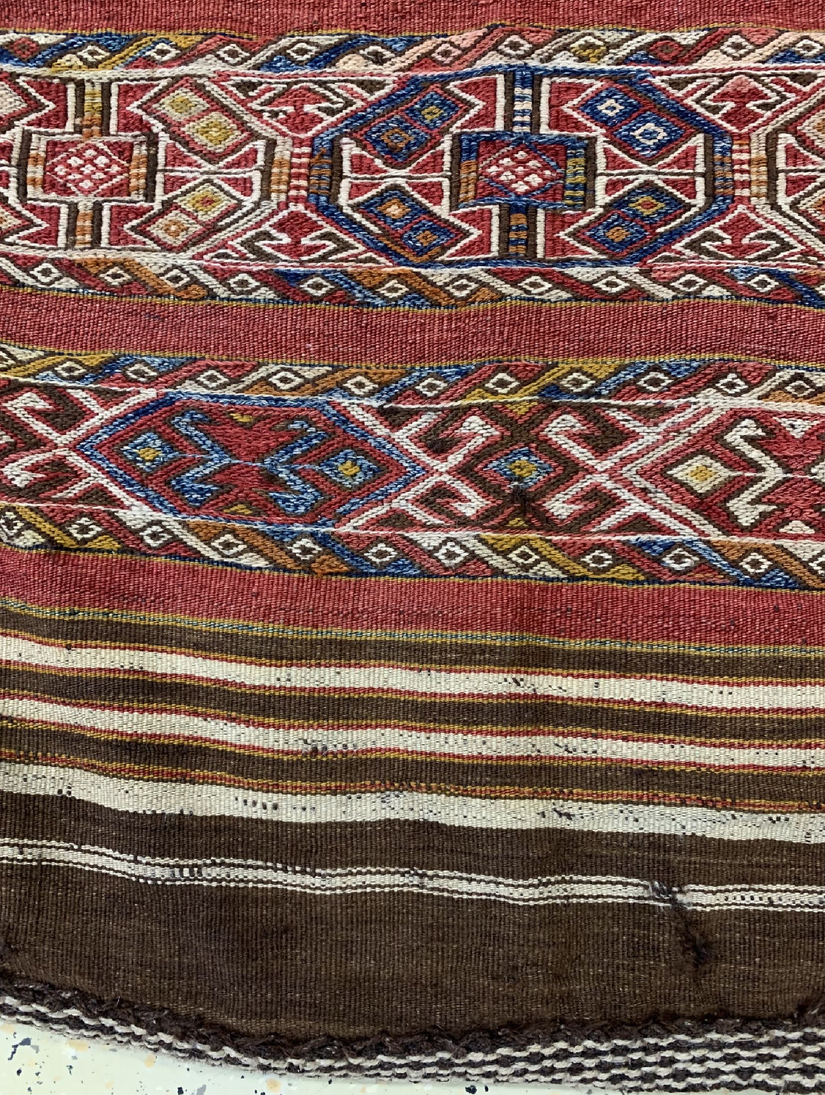 Detail a: Khorjin alt, Türkei, um 1940, Wolle auf Wolle, ca. 120 x 80 cm, EHZ: 2