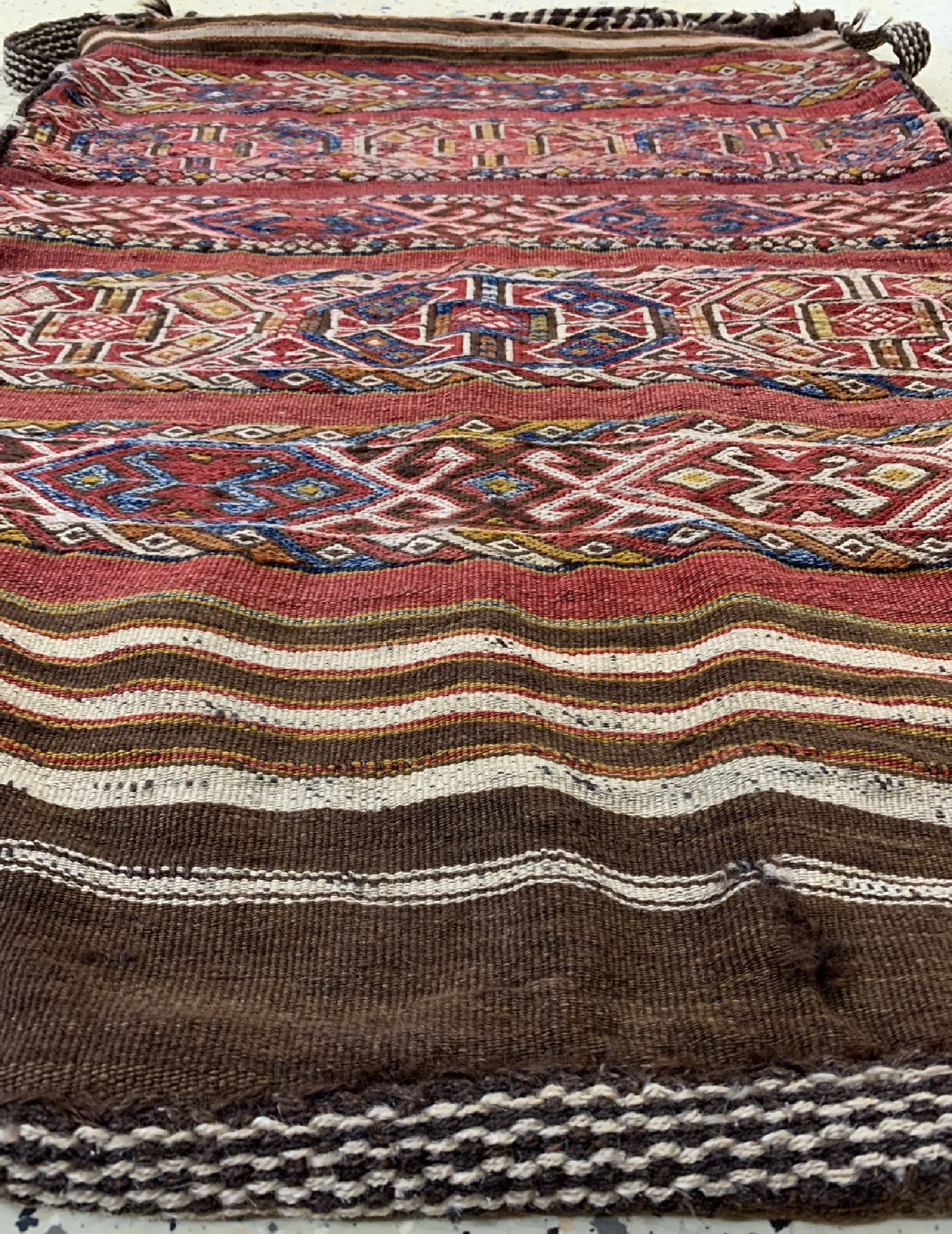 Detail c: Khorjin alt, Türkei, um 1940, Wolle auf Wolle, ca. 120 x 80 cm, EHZ: 2