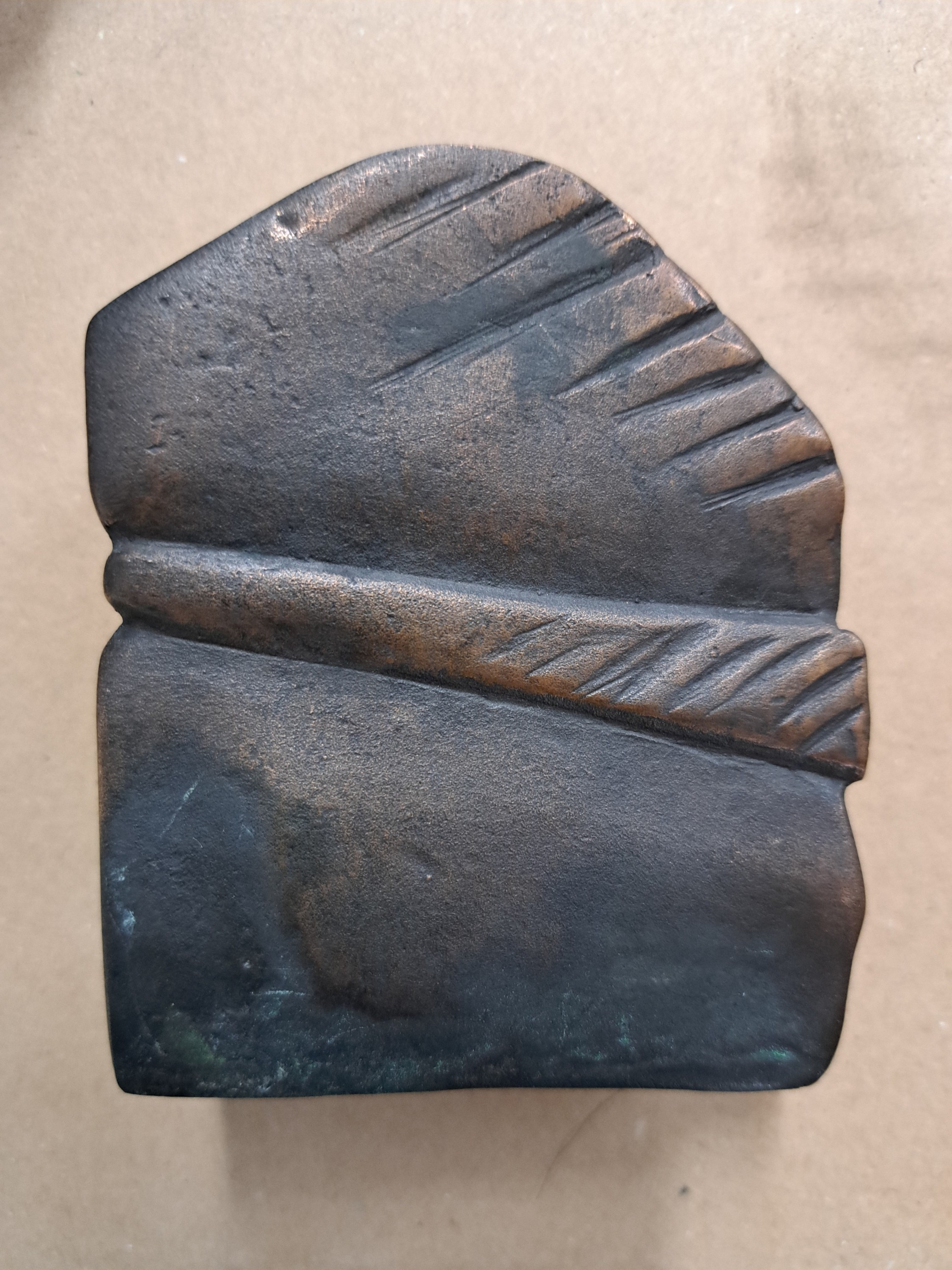 Detail a: Hans-Jürgen Hiby, geb. 1957, Visionär, Bronzeskulptur, monogr., num. 4/20, H. ca. 9cm