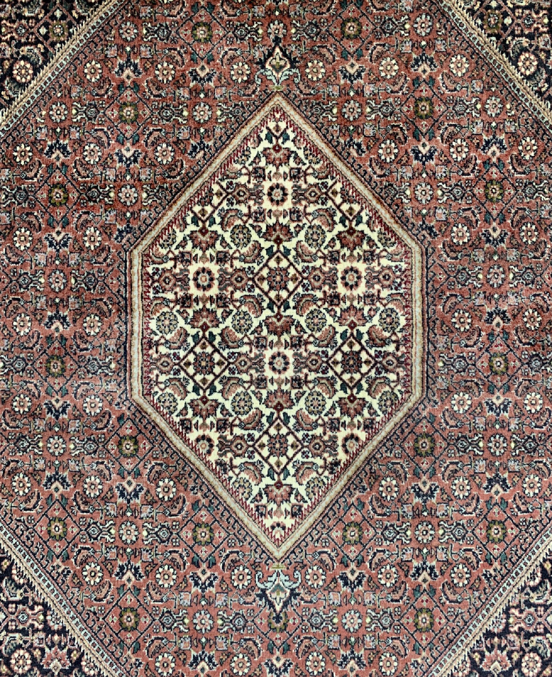 Detail c: Bidjar Kork fein, Persien, ca. 50 Jahre, Korkwolle auf Baumwolle, ca. 173 x 111 cm, gereinigt, EHZ: 1-2