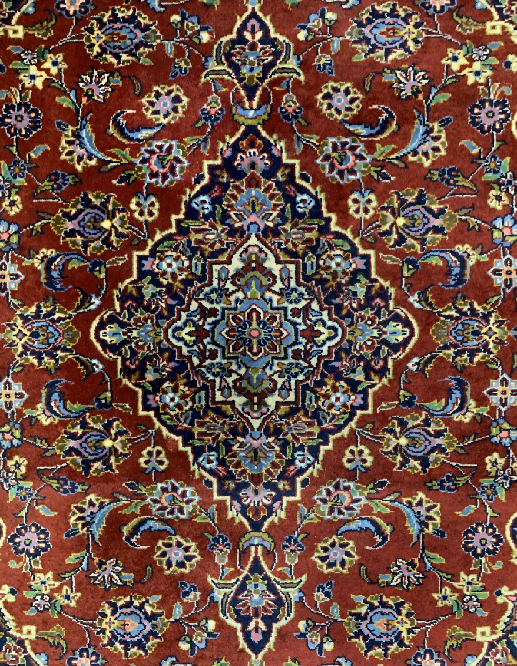 Detail b: Keschan Kork fein, Persien, ca. 40 Jahre, Korkwolle auf Baumwolle, ca. 163 x 119 cm, EHZ: 1-2