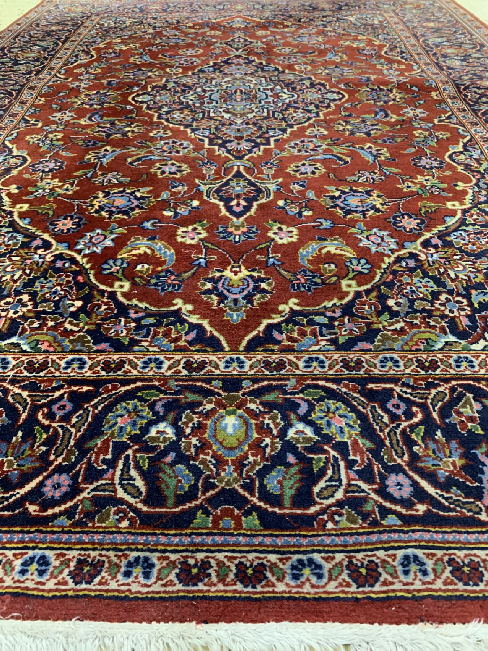 Detail c: Keschan Kork fein, Persien, ca. 40 Jahre, Korkwolle auf Baumwolle, ca. 163 x 119 cm, EHZ: 1-2