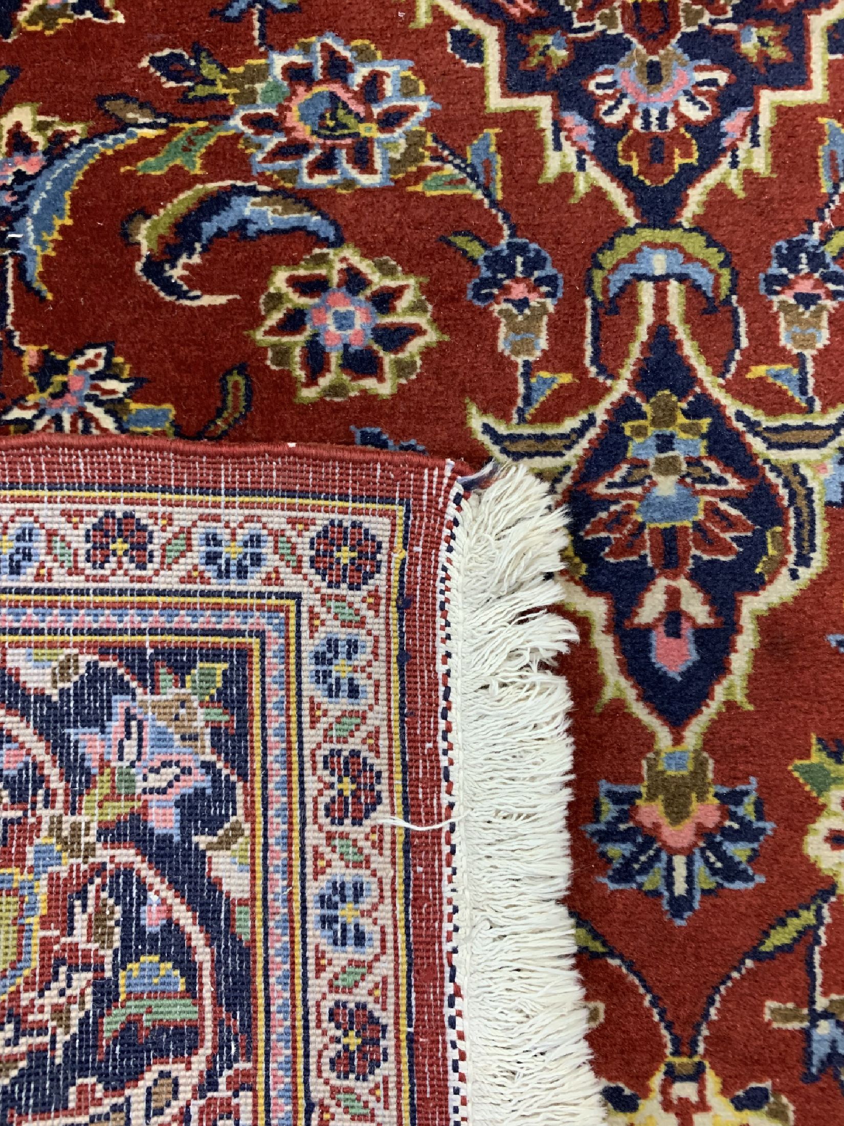 Detail d: Keschan Kork fein, Persien, ca. 40 Jahre, Korkwolle auf Baumwolle, ca. 163 x 119 cm, EHZ: 1-2