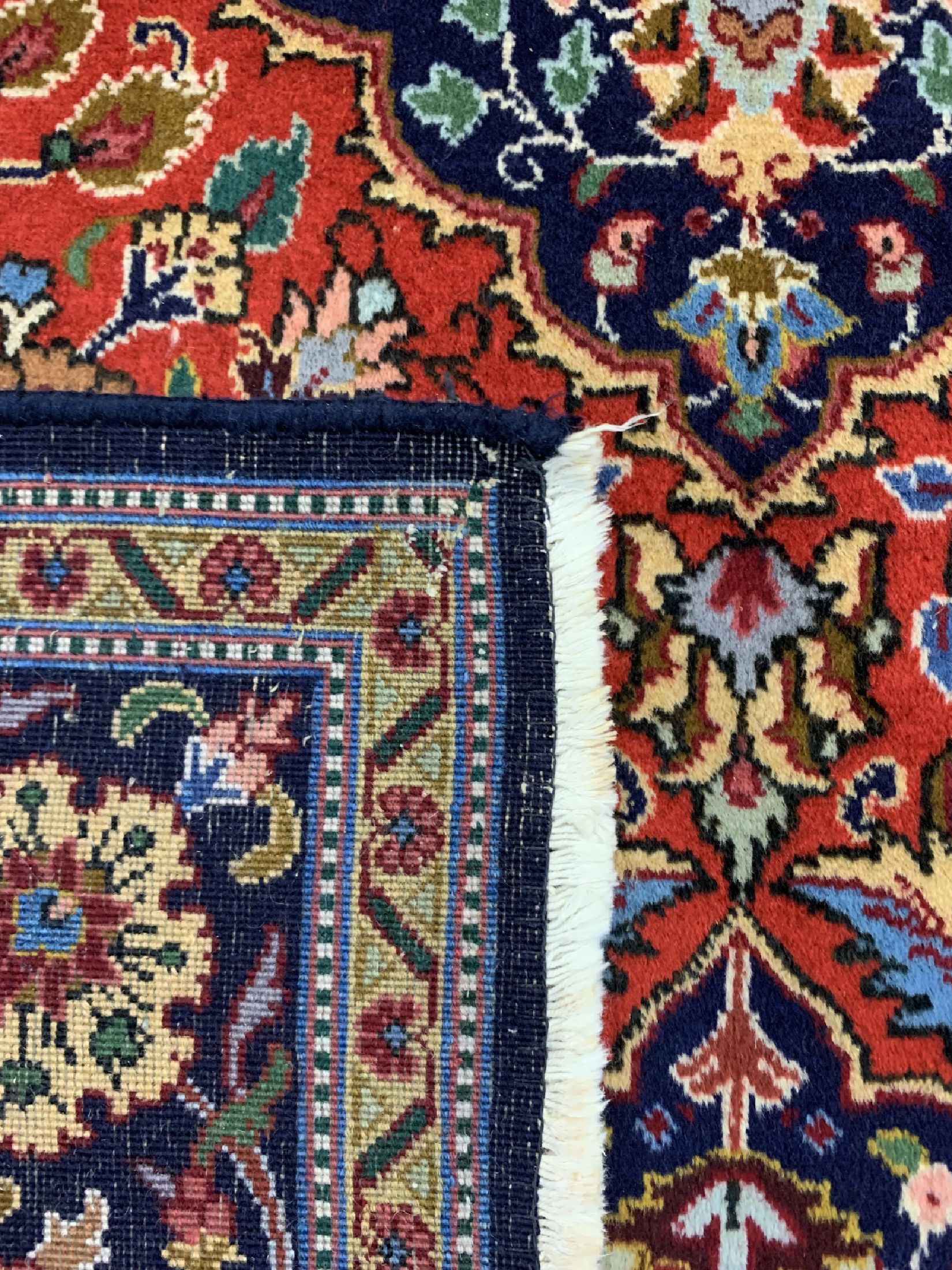 Detail e: Täbriz alt, Persien, um 1960, Wolle auf Baumwolle, ca. 199 x 143 cm, gereinigt, EHZ: 1-2