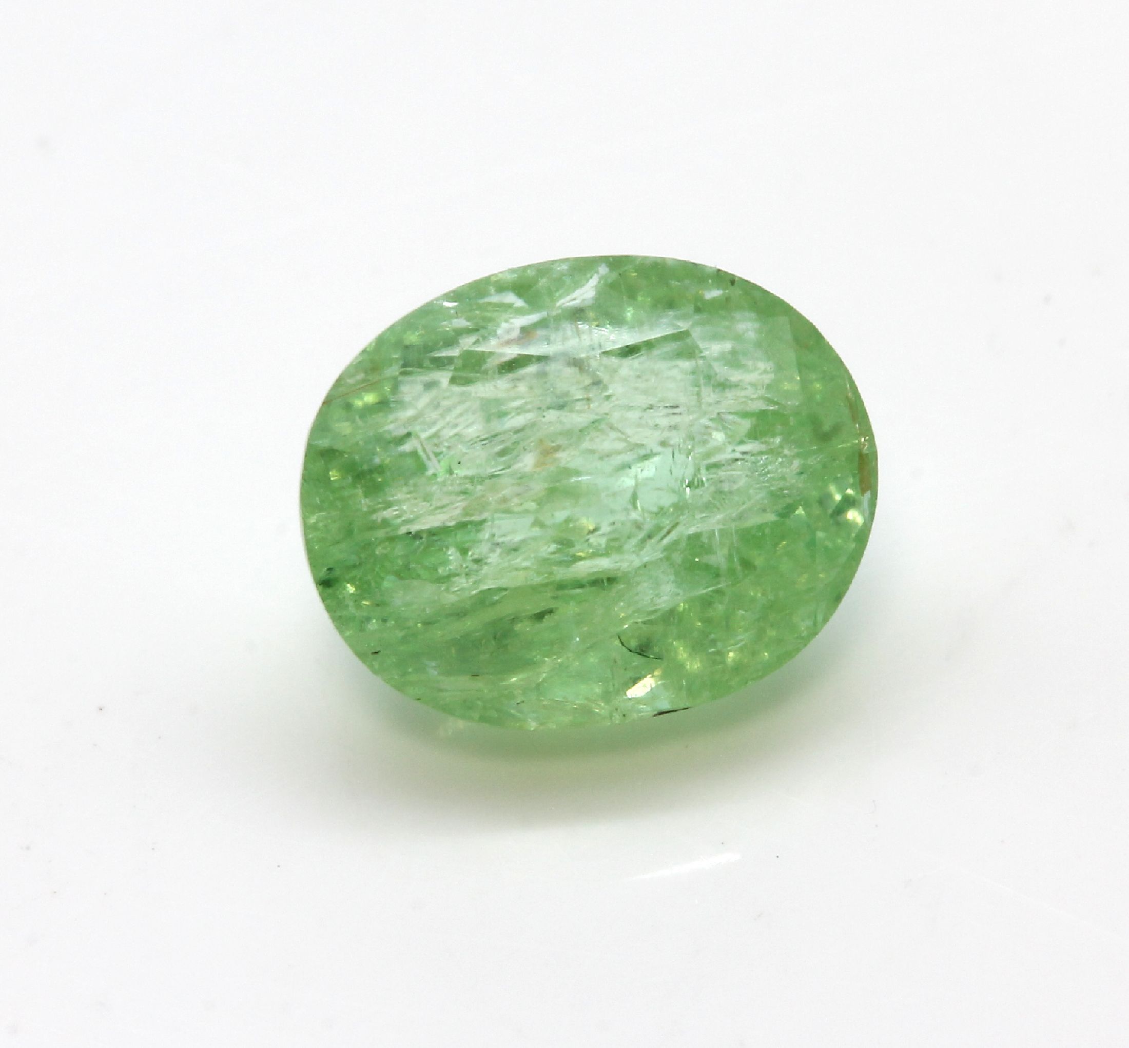 Detail b: Konvolut 4 lose Paraiba Turmaline: 1 x ca. 42.32 ct, facett. Tropfen, ca. 26.18 x23.36 x 10.17 mm, besch., rissig; 1 x ca. 2.36 ct, ovalfacett. ca. ...