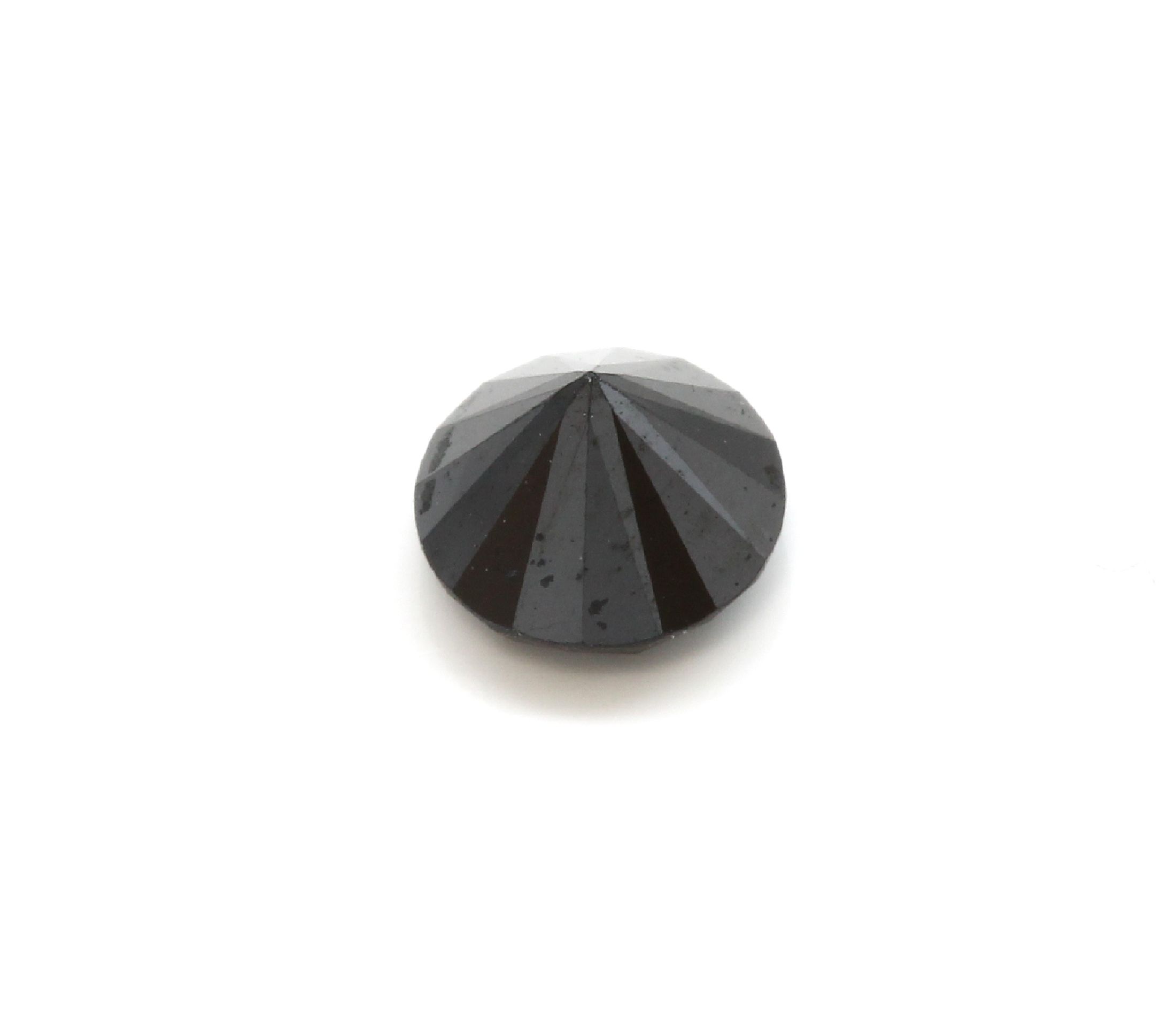 Detail a: Loser schwarzer Diamant, rund, 0.50 ct (beh.)