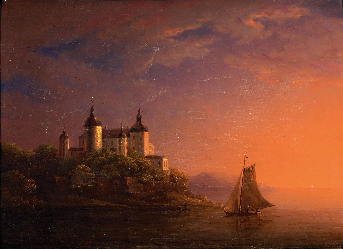 Carl Johann Fahlcrantz, 1774 Stora Tuna bei Falun-1861 Stockholm, bekannter schwedischer Romantiker, Mitglied der dänischen und schwedischen ...