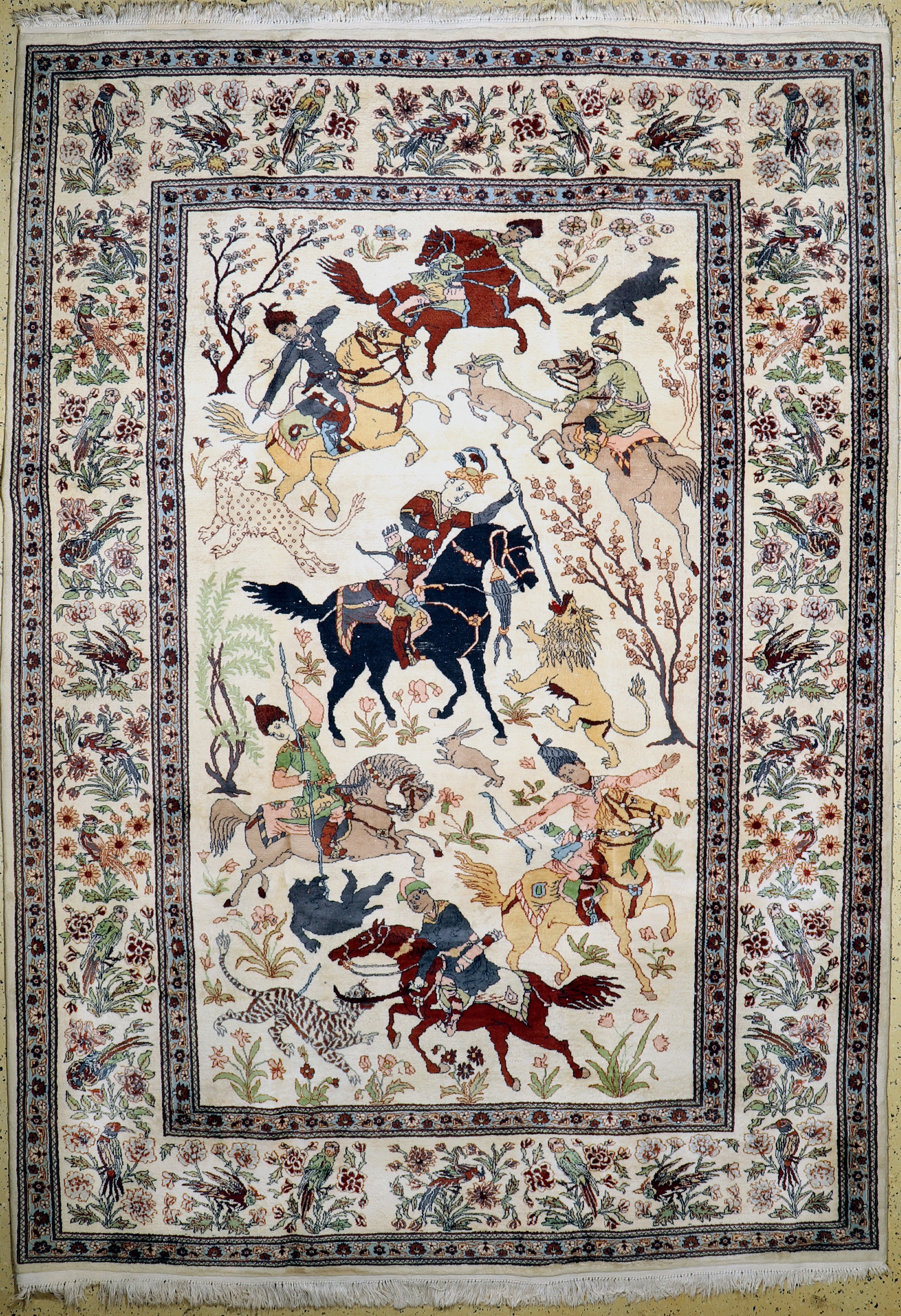 Lahor alt, Pakistan, um 1950, Wolle auf Baumwolle, ca. 344 x 244 cm, EHZ: 3