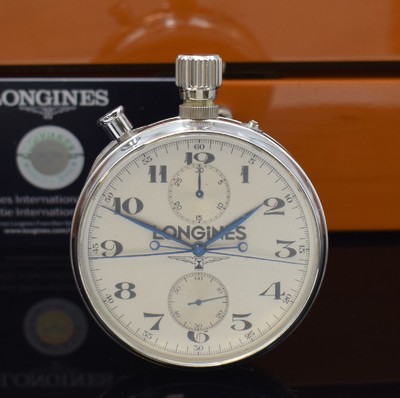 26707893e - LONGINES Honour and Glory seltenes, auf 125 Stück limitiertes Set bestehend aus Taschenuhrchronograph und Armbandchronograph