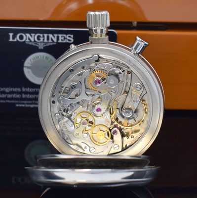26707893h - LONGINES Honour and Glory seltenes, auf 125 Stück limitiertes Set bestehend aus Taschenuhrchronograph und Armbandchronograph