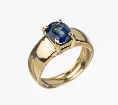 Image 26708760 - 14 kt gold sapphire-ring