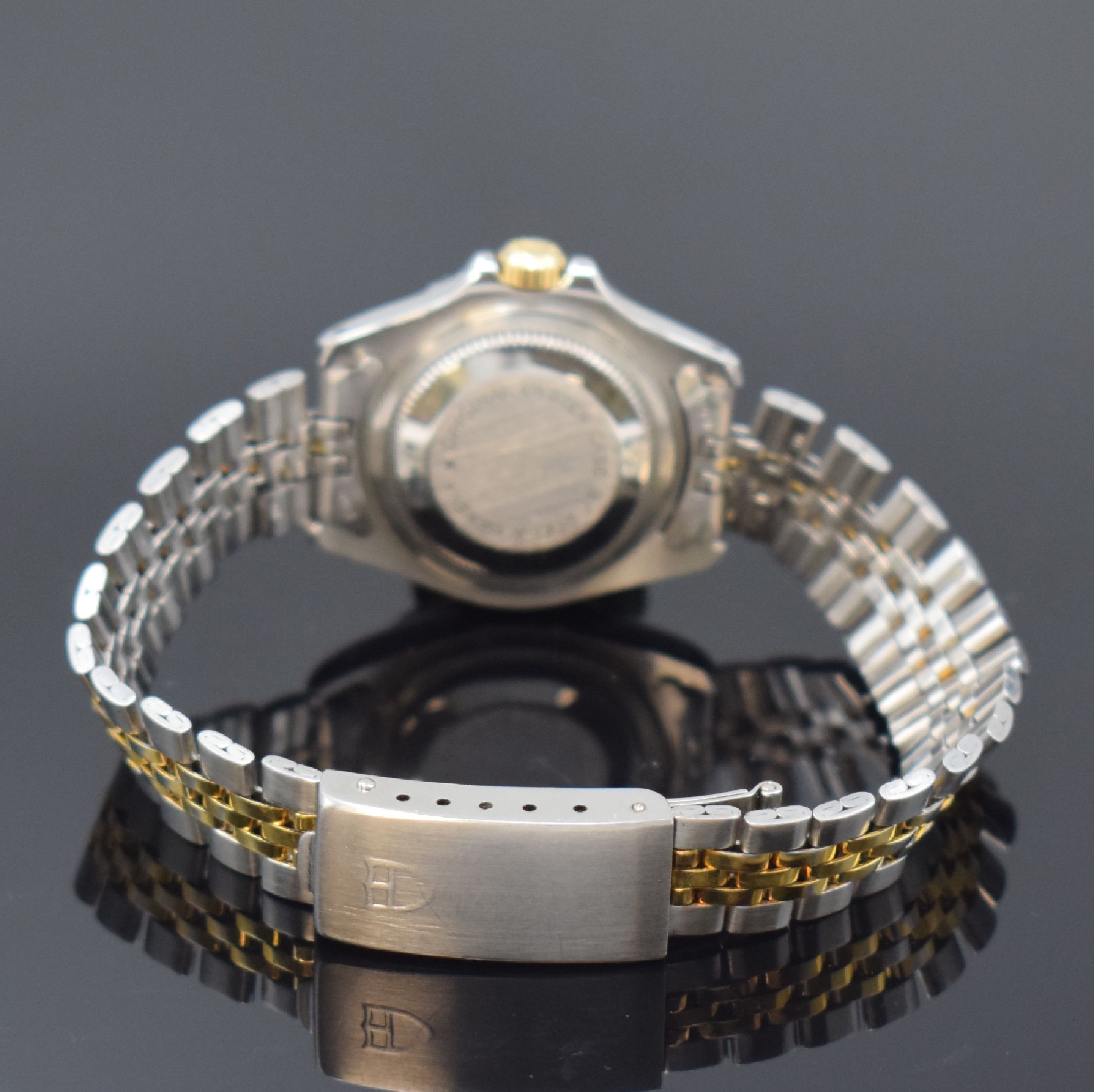 Detail b: TUDOR Damenarmbanduhr Princess Date Lady-Sub Referenz 96093, Automatik, Schweiz um 1992, Edelstahl u. GG kombiniert inkl. Gliederband m. ...
