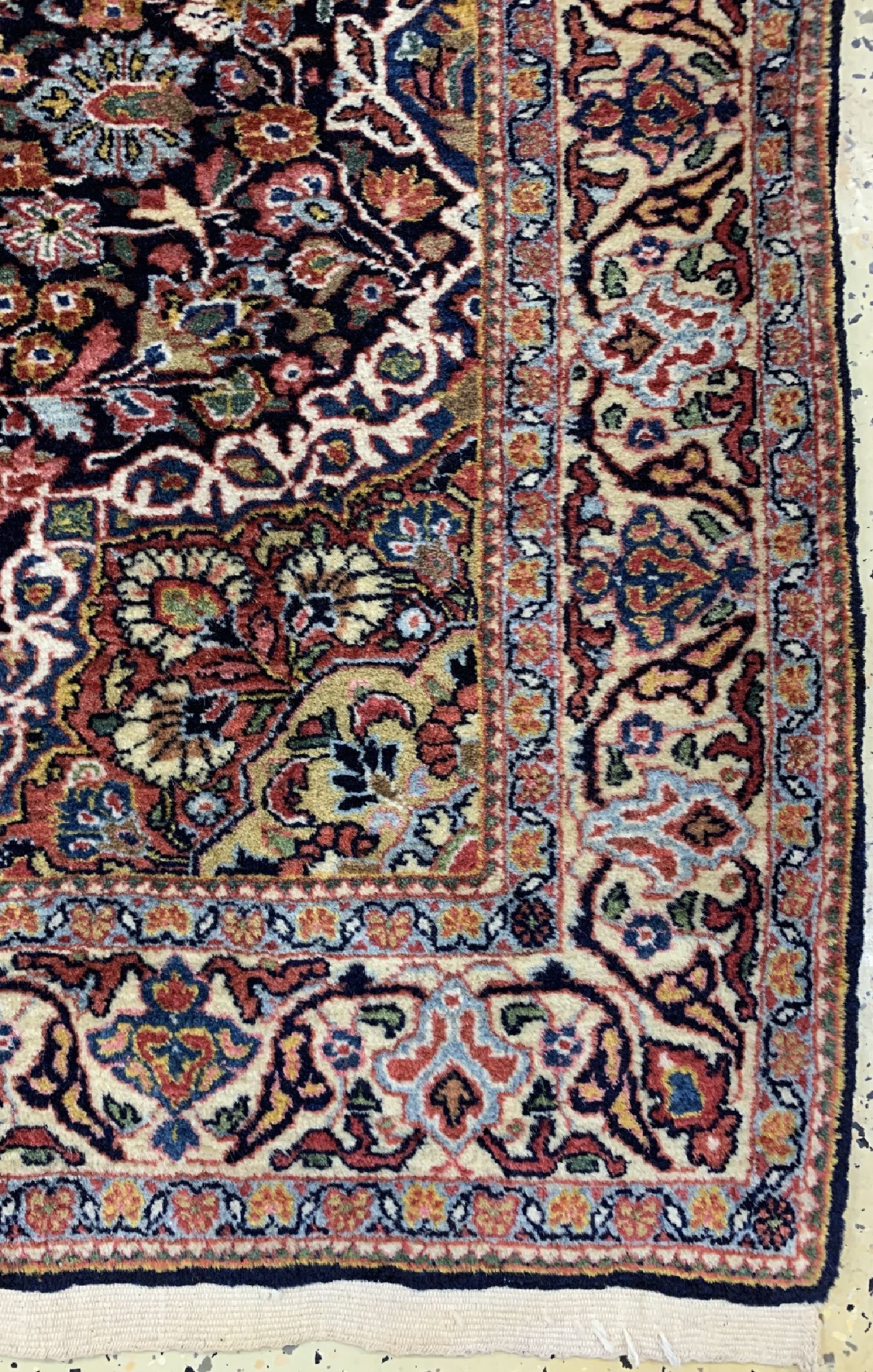 Detail a: Djosan alt, Persien, um 1950, Wolle auf Baumwolle, ca. 155 x 105 cm, EHZ: 2