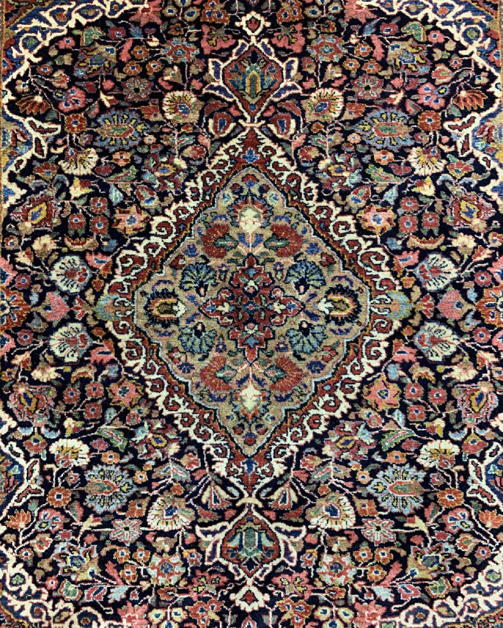 Detail c: Djosan alt, Persien, um 1950, Wolle auf Baumwolle, ca. 155 x 105 cm, EHZ: 2