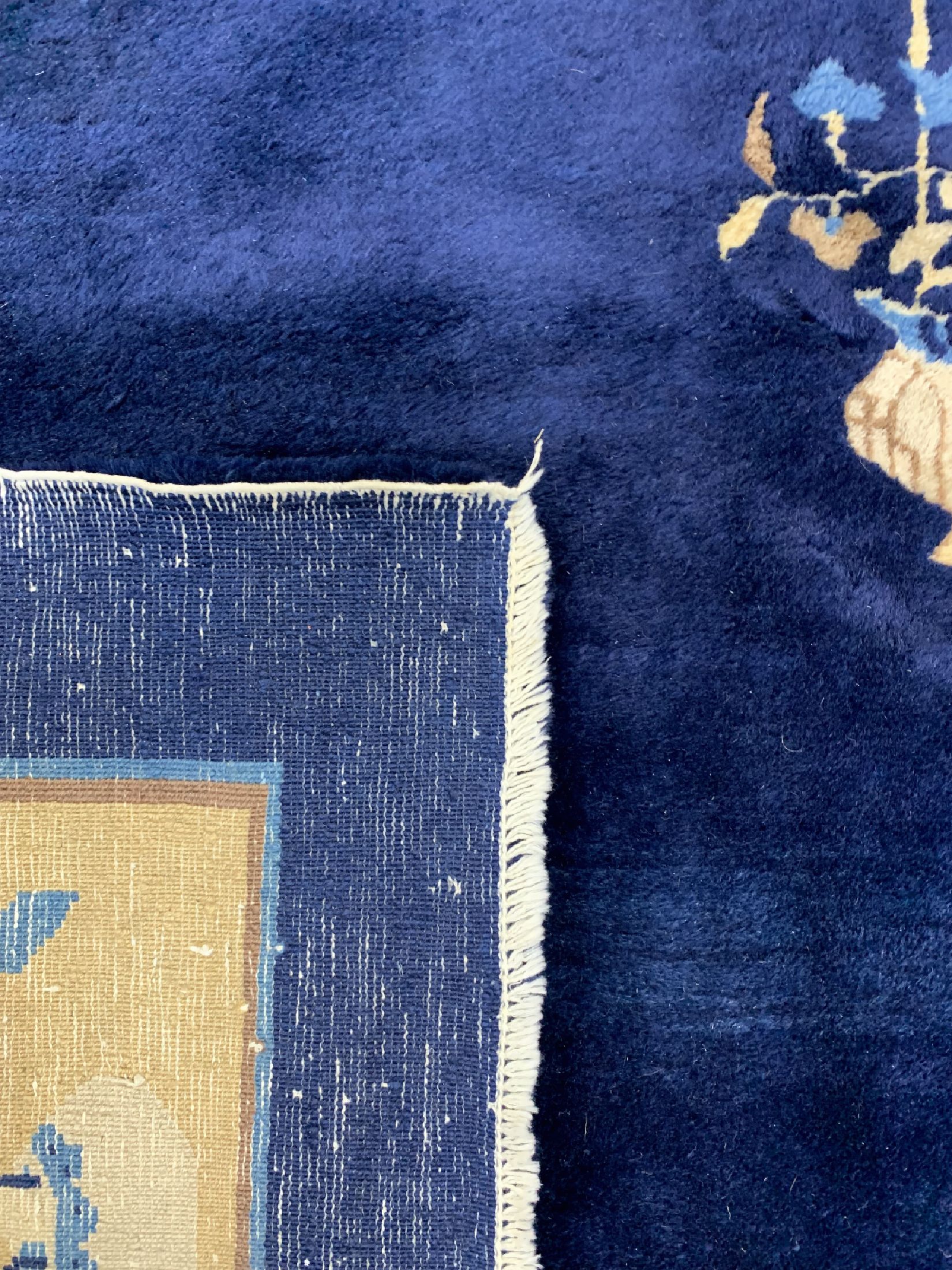 Detail h: Peking"Palastteppich"antik, China, um 1900,Korkwolle auf Baumwolle, ca. 700 x 380 cm, EHZ: 2