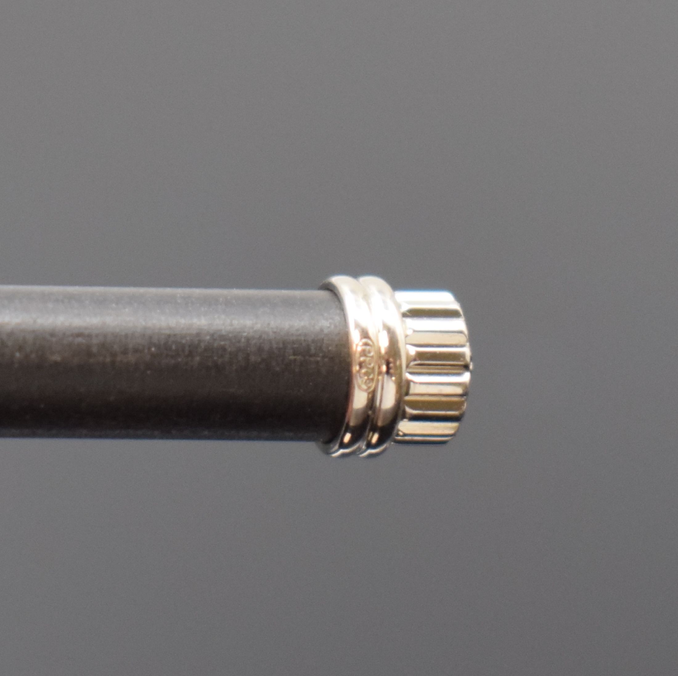 Detail d: PATEK PHILIPPE Kalender-Korrekturstift in WG 750/000 und Ebenholz, aktuelle Produktion