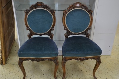 26709752f - Tisch und 4 Stühle, 1860/70