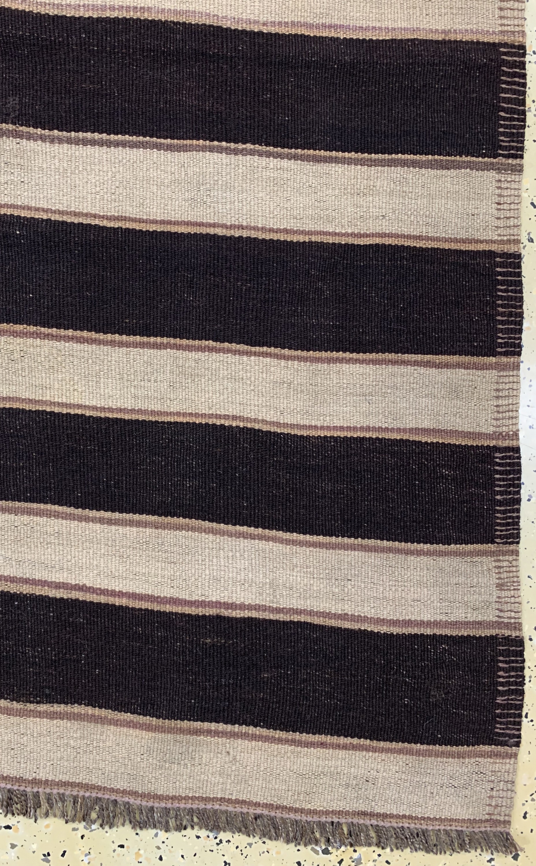 Detail a: Taimani Kelim Afghanistan, um 1930, Wolle auf Wolle, ca. 308 x 130 cm, EHZ: 2