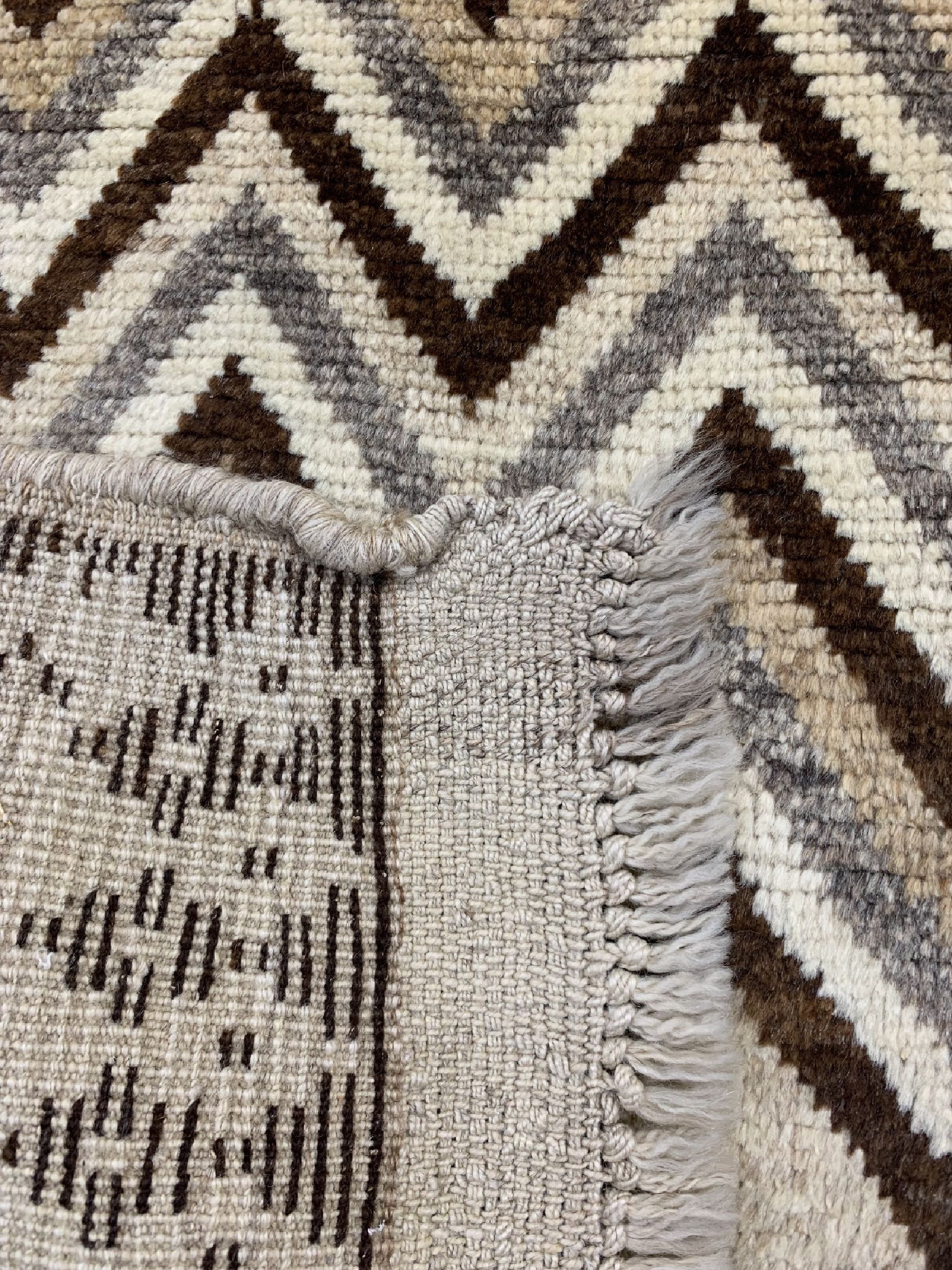Detail d: Luri Gabbeh, Persien, um 1920/1930, Wolle auf Wolle, ca. 224 x 129 cm, EHZ: 1-2