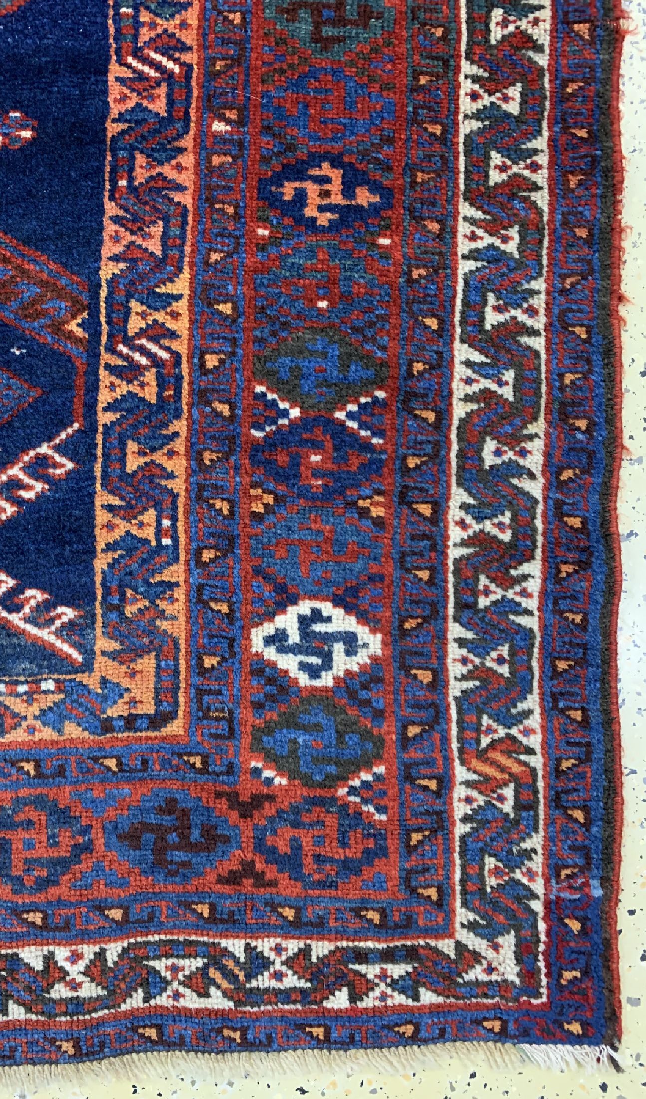 Detail a: Antiker Lori, Persien, 19.Jhd, Wolle auf Wolle, ca. 290 x 150 cm, EHZ: 2-3
