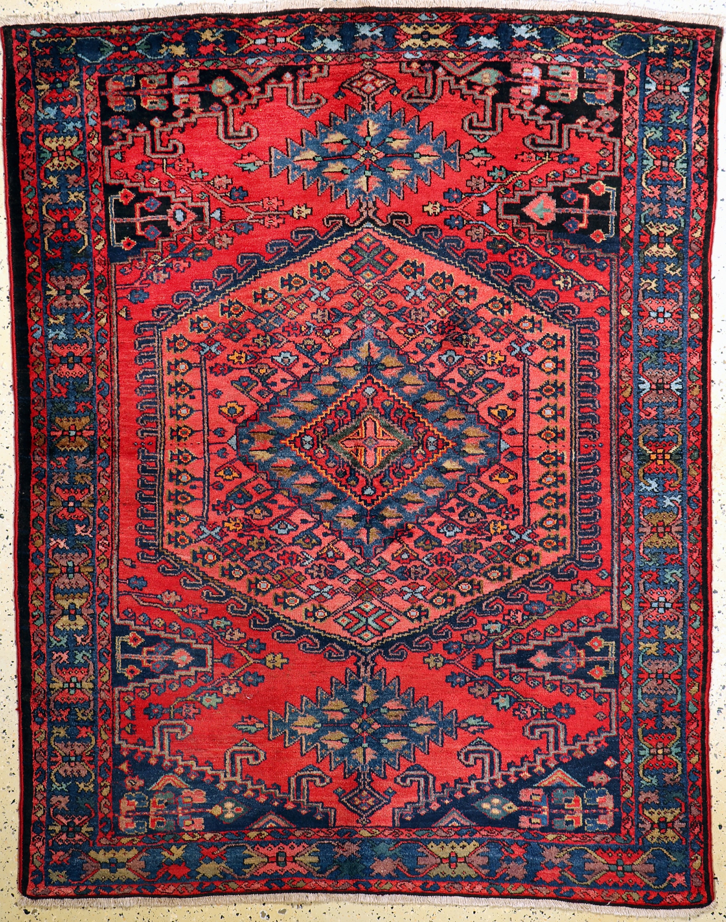 Wiss alt, Persien, um 1960, Wolle auf Baumwolle, ca. 208 x 157 cm, EHZ: 2 minimaler Mottenfraß.