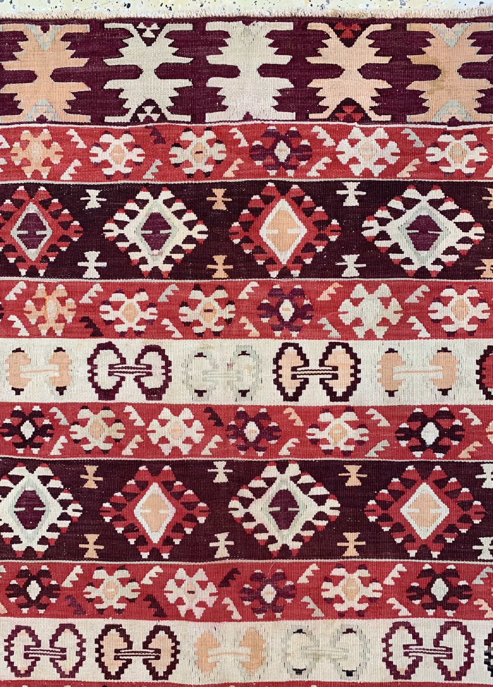 Detail c: Anatol Kelim, Türkei, um 1930, Wolle auf Wolle, ca. 186 x 137 cm, EHZ: 2