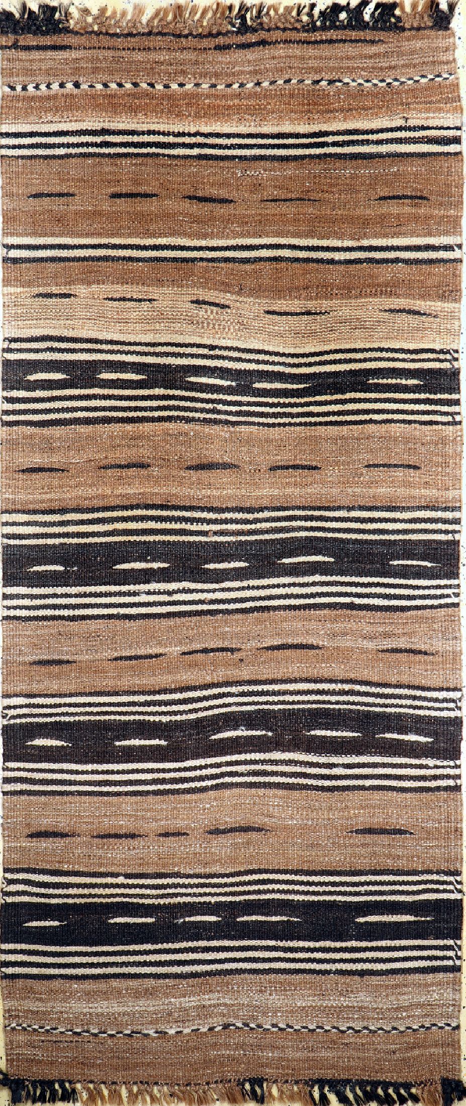 Luri Kelim, Persien, um 1930, Ziegenhaar, ca. 270 x 119 cm, EHZ: 1-2