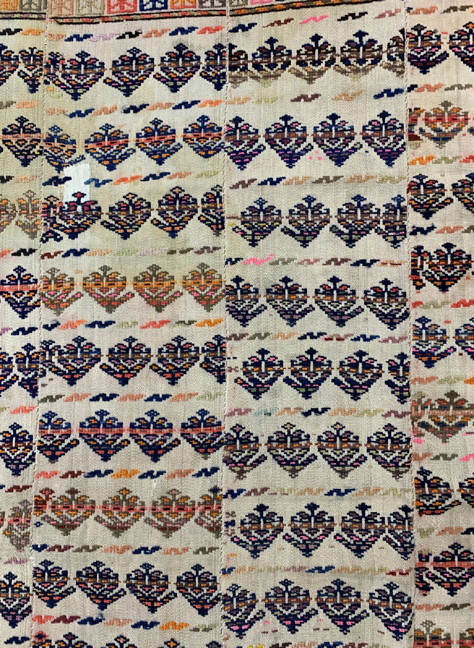 Detail c: Ghaschgai Shaddah, Persien, um 1940, Wolle auf Wolle, ca. 170 x 163 cm, EHZ: 3