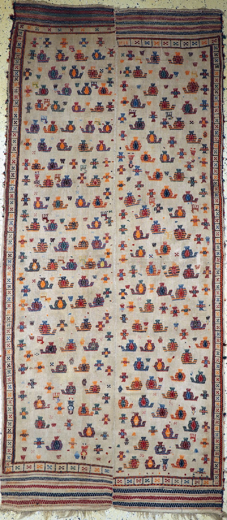 Ghaschgai Shaddah, Persien, um 1930, Wolle auf Wolle, ca. 320 x 141 cm, EHZ: 3