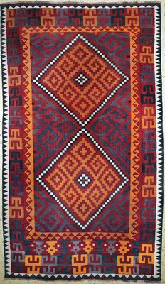 Image 26710251 - Uzbek Kilim, Uzbekistan, approx. 50 years, wool on wool, approx. 376 x 212 cm, condition: 2. Rugs, Carpets & Flatweaves