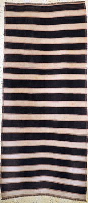 Image 26710256 - Taimani Kilim Afghanistan, around 1930, wool on wool, approx. 308 x 130 cm, condition: 2. Rugs, Carpets & Flatweaves