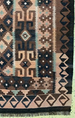 26710264a - Uzbek Kilim, Uzbekistan, approx. 50 years, wool on wool, approx. 300 x 223 cm, condition:1-2. Rugs, Carpets & Flatweaves