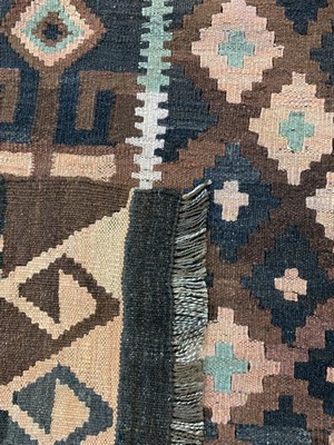26710264d - Uzbek Kilim, Uzbekistan, approx. 50 years, wool on wool, approx. 300 x 223 cm, condition:1-2. Rugs, Carpets & Flatweaves