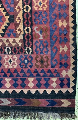 26710268a - Uzbek Kilim, Uzbekistan, approx. 50 years, wool on wool, approx. 293 x 205 cm, condition:1-2. Rugs, Carpets & Flatweaves