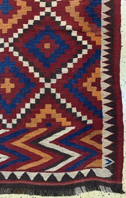 26710269a - Ersari Kilim, Afghanistan, around 1930, wool on wool, approx. 363 x 168 cm, condition: 1-2.Rugs, Carpets & Flatweaves