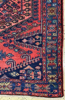 26710274a - Wiss old, Persia, around 1960, wool on cotton,approx. 208 x 157 cm, condition: 2, minimal old moth damage. Rugs, Carpets & Flatweaves