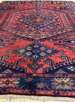 26710274d - Wiss old, Persia, around 1960, wool on cotton,approx. 208 x 157 cm, condition: 2, minimal old moth damage. Rugs, Carpets & Flatweaves