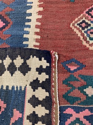 26710275e - Bijar Kilim, Persia, around 1940/1950, wool oncotton, approx. 380 x 182 cm, condition: 2. Rugs, Carpets & Flatweaves