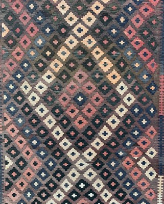 26710278c - Uzbek Kilim, Uzbekistan, approx. 50 years, wool on wool, approx. 350 x 240 cm, condition: 2. Rugs, Carpets & Flatweaves