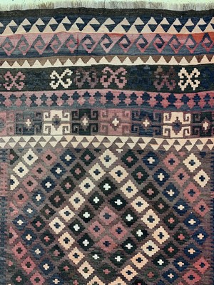 26710278d - Uzbek Kilim, Uzbekistan, approx. 50 years, wool on wool, approx. 350 x 240 cm, condition: 2. Rugs, Carpets & Flatweaves