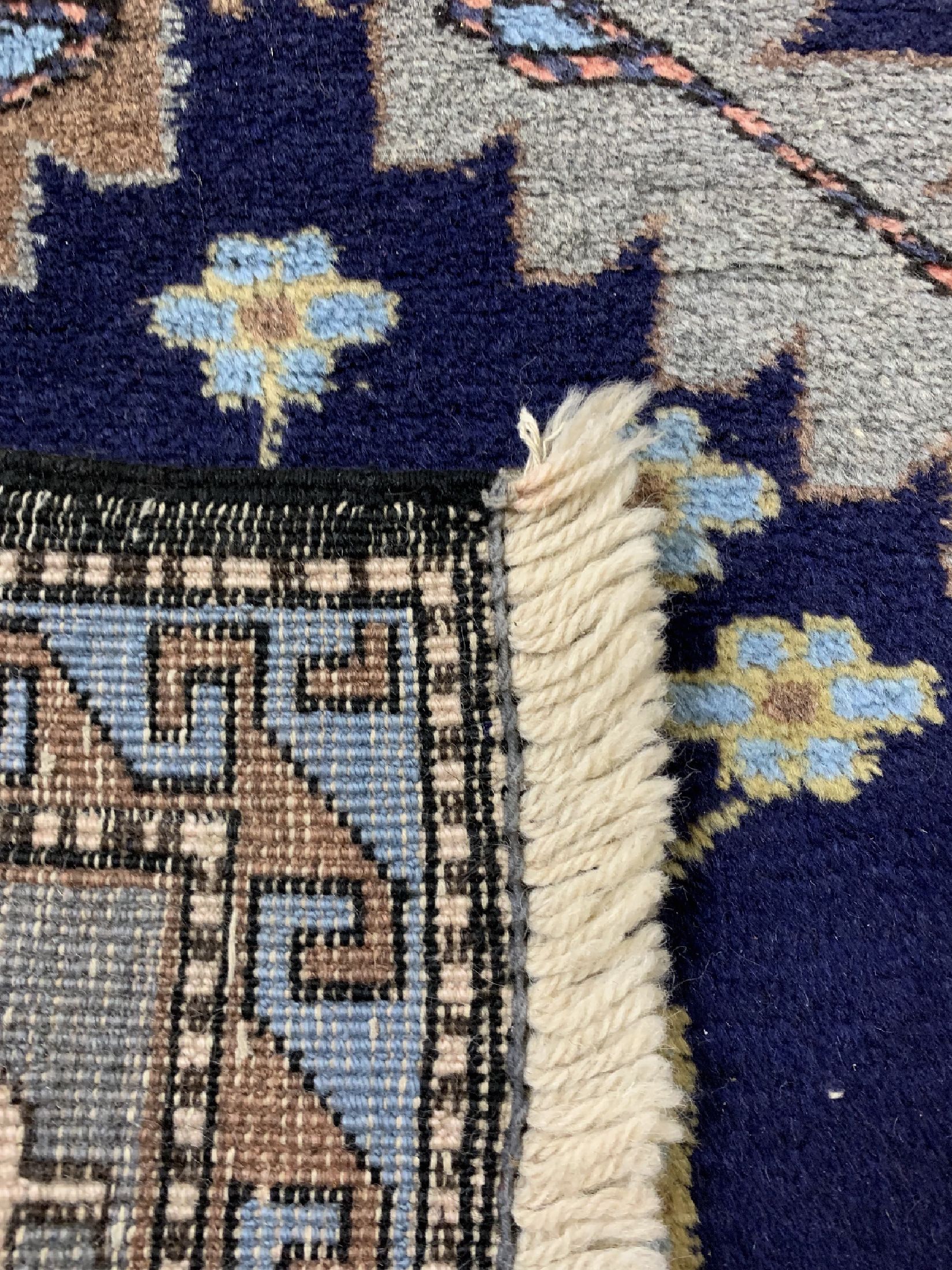 Detail e: Meschgin alt, Persien, um 1950, Wolle auf Wolle, ca. 335 x 73 cm, EHZ: 2