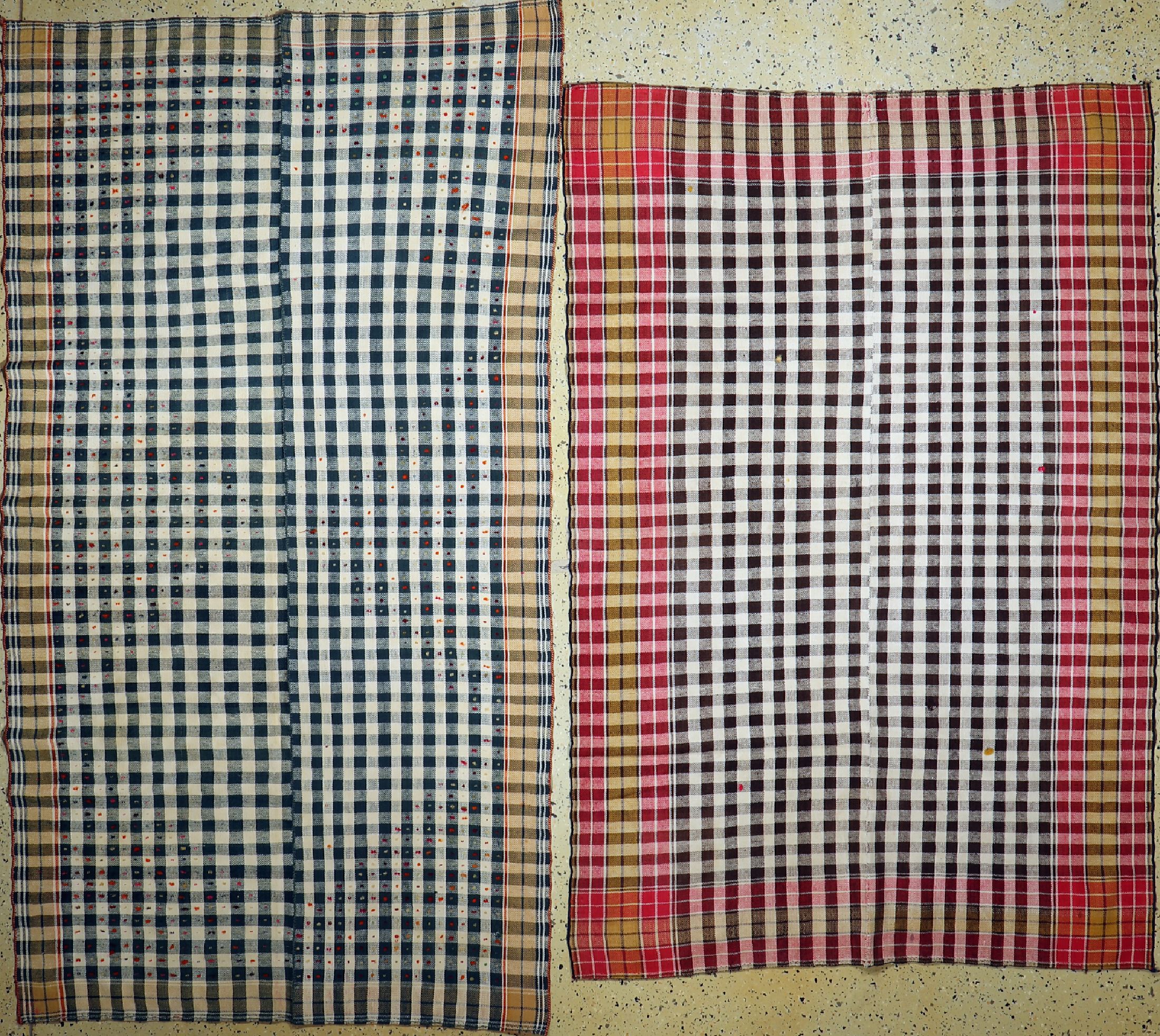 2 Lots Louri Djajim, Persien, um 1930/1940,Wolle auf Wolle, ca. 247 x 137 cm & ca. 215 x 142 cm, EHZ: 2