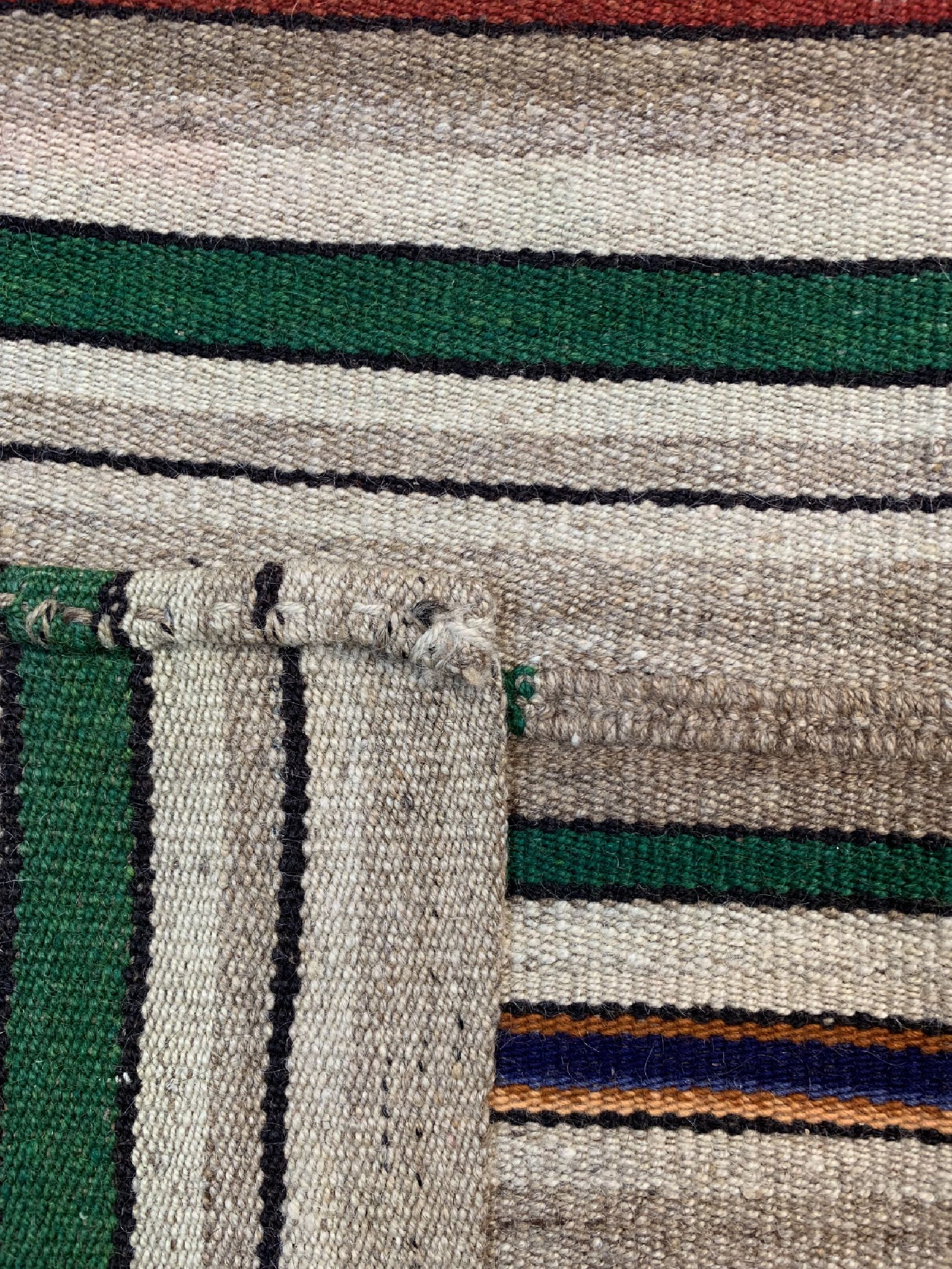 Detail d: Ghaschgai Nomaden Djajim, Persien, um 1930/1940, Wolle auf Wolle, ca. 300 x 260 cm, EHZ: 2