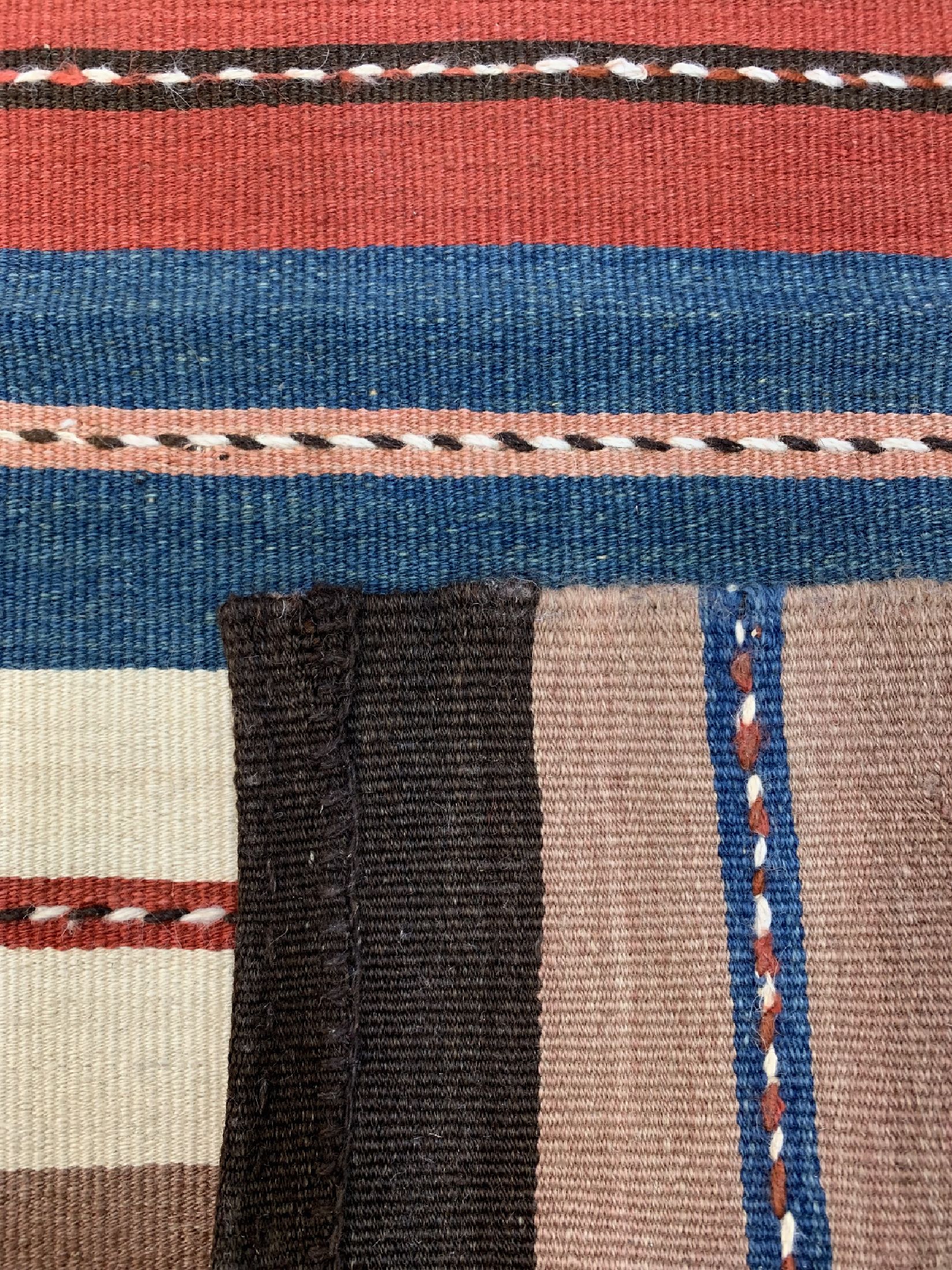 Detail c: Shahsawan Kelim Fragment, Persien, um 1940/1950, Wolle auf Wolle, ca. 155 x 94 cm, EHZ: 2