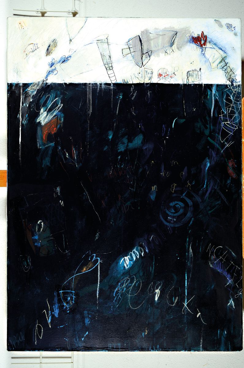 Wolfgang Beck, geb. 1957 Heidelberg, "Black and white II", Studium an der FHG Mannheim (bei Hubert Gems), Mitglied im BKK Rheinland-Pfalz, ...