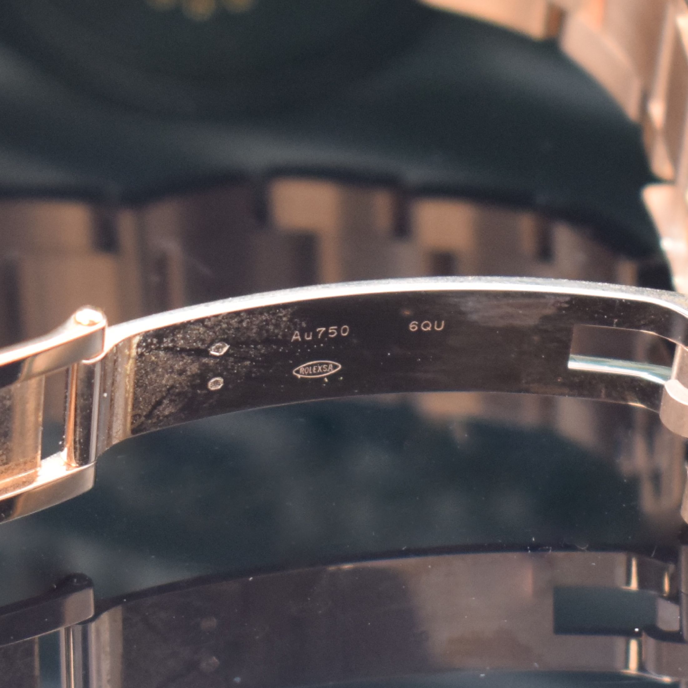 Detail c: ROLEX Herrenarmbanduhr Oyster Perpetual Date GMT-Master II in Everose-Gold 750/000 Referenz126715CHNR, Automatik, Chronometer der Superlative, ...