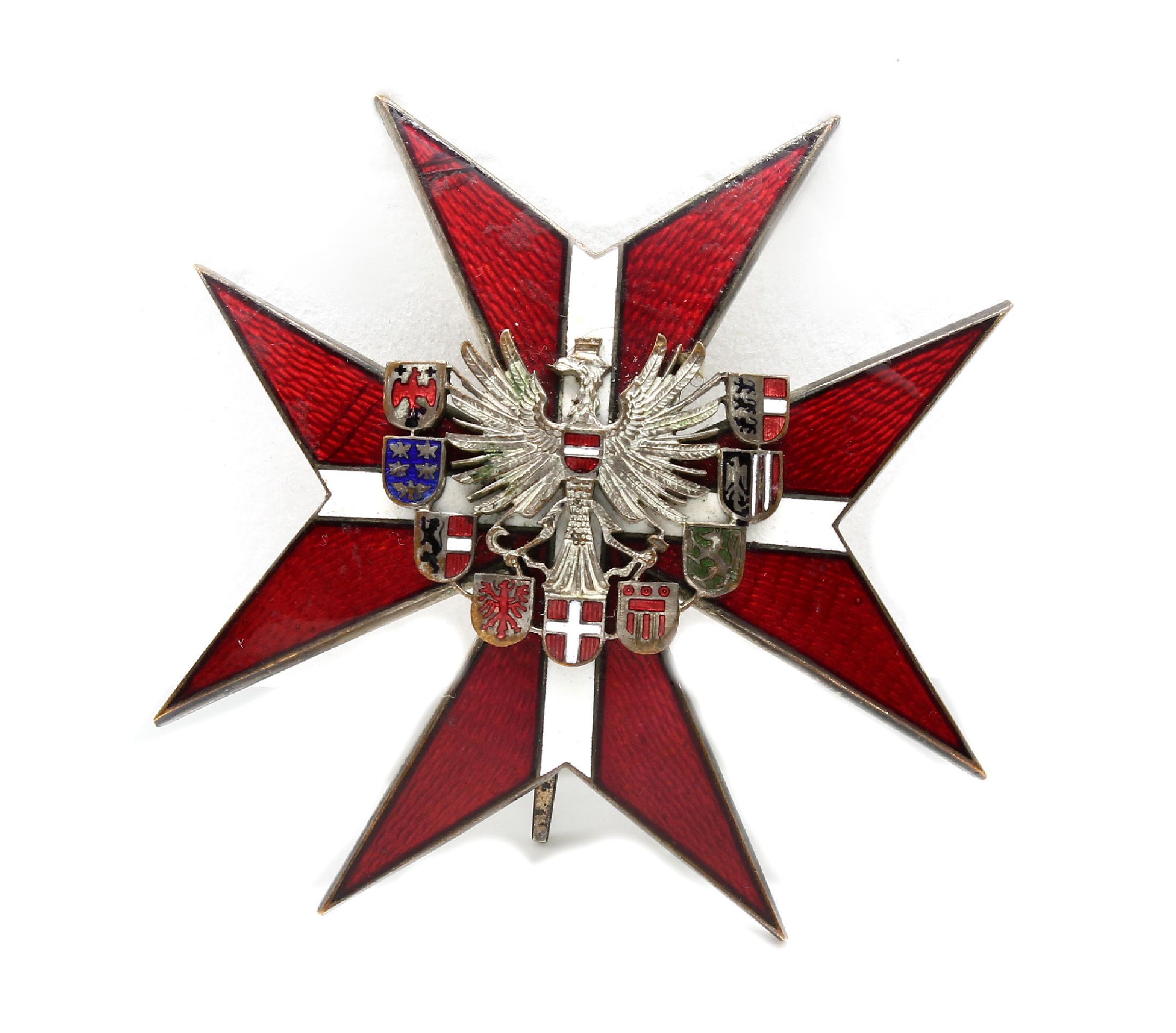 Großes Ehrenzeichen für Verdienste um die Republik Österreich, Hersteller W.Reitterer, Durchm. ca. 7 cm, rücks. Nadel, Gebr.-sp.