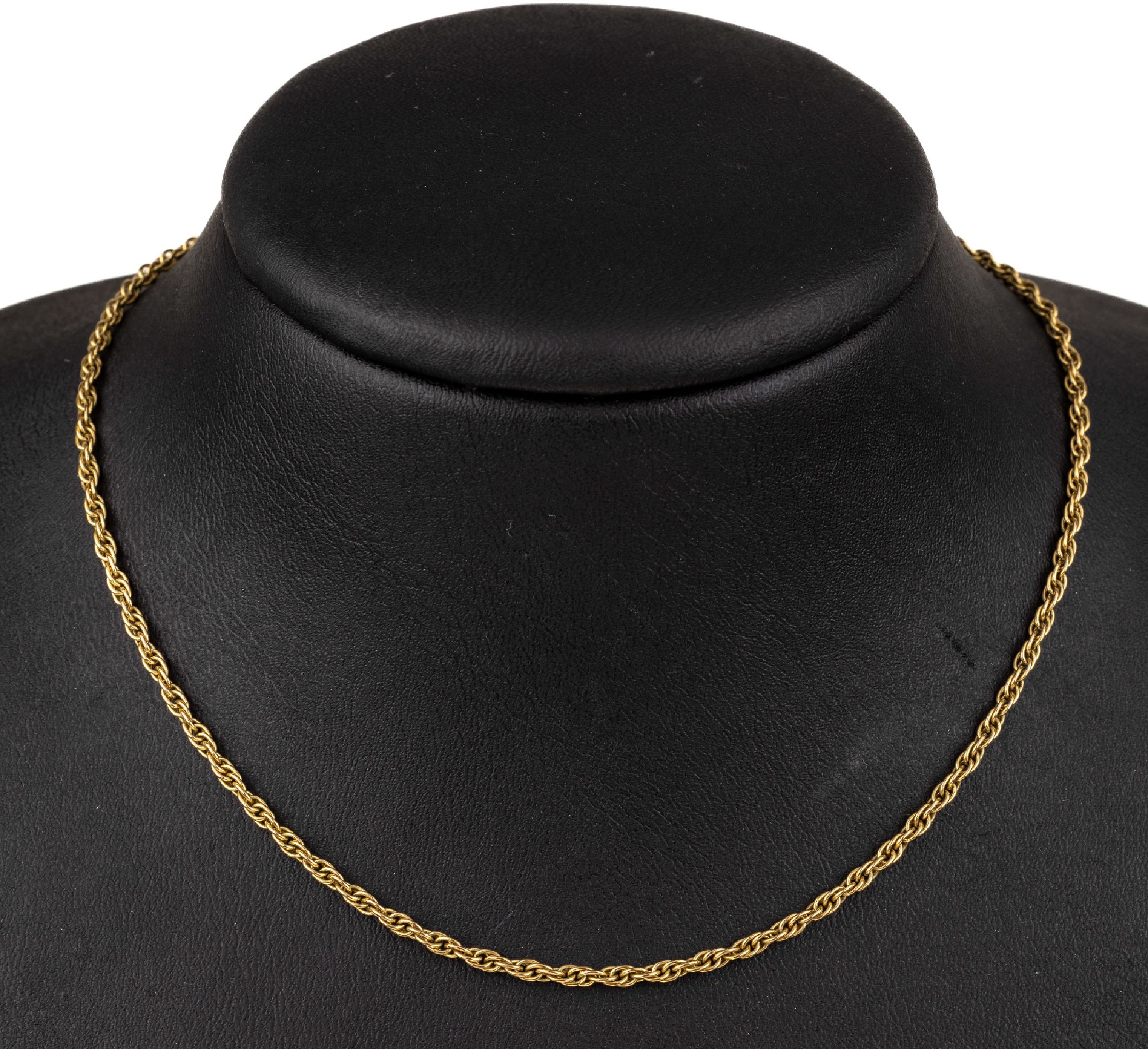 14 kt Gold Kette, GG 585/000, ca. 6.9 g, L. ca. 49.5 cm, Federringschließe